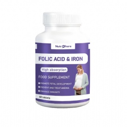 Folic acid&Iron Tablets-Suitable for pregnant women, women preparing for pregnancy, and people with anemia